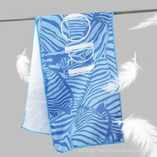 Soft Sports Sweat Towels Embroidered for Gym Fitness Workout Microfiber with Custom Logo